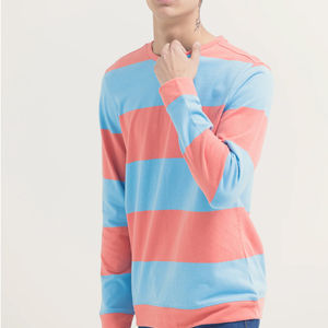 Wholesale High Quality Men's Fashion Cotton Sweatshirt Customized Plain Dyed <b>Crewneck</b> ODM Supply Cotton Men's Sweatshirt - Product Image 2