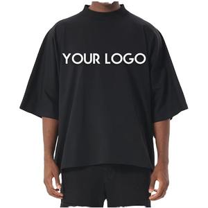 Vente en gros T-shirt pour homme avec impression de logo personnalisé 100% coton T-shirt pour homme avec épaules tombantes T-shirt pour homme grande taille imprimées - Product Image 2