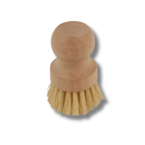 Cepillo para Platos de Madera de Haya con Cerdas de Fibra de Agave de 8 cm, Sin Acabado, Ecológico, para Cocina, Venta al por Mayor, Logotipo Personalizado - Product Image 1