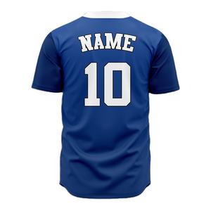 Custom Sublimated Embroidery <b>Baseball</b> & Softball Jersey Button Down Uniform for Teams Plus Size Option Soft & Comfortable Shirt - Product Image 2