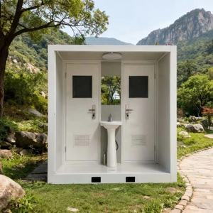 Unité <span class=keywords><strong>de</strong></span> toilette portable Easygreen tout temps à 3 compartiments, durable et écologique, installation facile, utilisation en parc, locations - Product Image 5