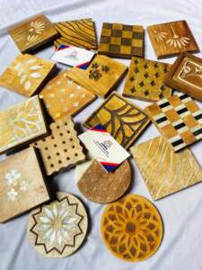 Posavasos Clásico de Madera Hecho a Mano Ecológico de Primera Calidad - Product Image 2