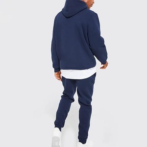 ชุดวอร์มผ้าฟลีซสำหรับผู้ชายชุดวอร์มผ้าคอตตอนเนื้อหนาใส่วิ่งแบบมีฮู้ดชุดวอร์มผ้าฟลีซสำหรับฤดูหนาวผลิตตามสั่ง - Product Image 4