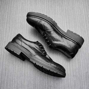 Zapatos Casuales Ligeros con Plantilla Absorbente de Sudor y Estructura Flexible, Zapatos Diarios para Hombre, Zapatos de Cuero - Product Image 3