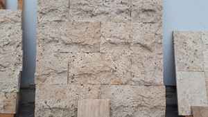 2024 travertino Splitface acabado revestimiento fachada longitud libre gran oferta Premium Nivel Superior construcciones de piedra hechas en Turquía - Product Image 2