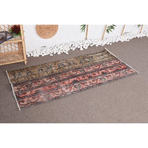 Alfombra turca Floral azul roja Vintage área grande 250X540cm Alfombra de lana respaldo de látex para sala de estar estilo pasillo para adolescentes - Product Image 2