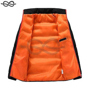 แจ็กเก็ตขนเป็ดน้ำหนักเบาสำหรับผู้ชาย, เสื้อโค้ทแบบมีซิปสามารถหุ้มฉนวนให้ความอบอุ่นสำหรับฤดูหนาว - Product Image 3