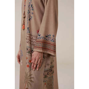 2 pièces SL00249 de la série Calligraphy Long Length - Vêtements de loisirs respirants avec un élément de mode Chinoiserie - Product Image 5