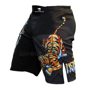 Pantalones Cortos de Boxeo MMA de Alta Calidad, Ropa Deportiva de Compresión para Hombre, Material Spandex/Poliéster, Transpirable, Cómodo, Color Personalizado - Product Image 2