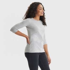 Camiseta de talla personalizada para mujer de secado rápido y transpirable con mangas completas al por mayor blusas y camisas personalizadas en blanco - Product Image 3