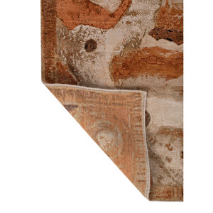 Alfombras de Lana y Seda de Bambú Tejidas a Mano con Diseño Abstracto, Color Marfil, para Decoración de Sala de Estar Juvenil, AKWB-9071 - Product Image 5