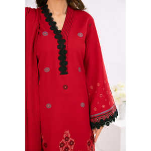 Conjunto de Traje Jacquard de 3 Piezas para Mujer con Dupatta MJ-52065 - Product Image 6