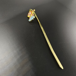 Marcapáginas de Esmalte Chapado en Oro con Diseño de Rey Mono, Ideal para Colecciones Otaku, Soluciones Personalizables para Pedidos Grandes - Product Image 4