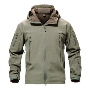 Chaqueta Softshell de invierno con logotipo personalizado para hombre, chaqueta de alta calidad duradera y transpirable para aventuras activas al aire libre - Product Image 2