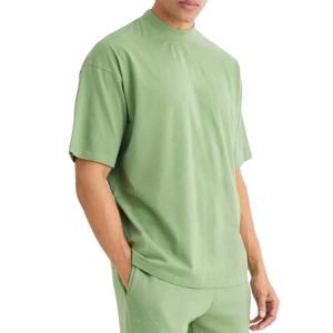 2025 New <b>Summer</b> Men's High Street Plus Size Breathable Quick Dry Solid Two-Piece Suit Set Short Sleeve T-<b>Shirt</b> Shorts Sport - Product Image 2