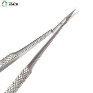 Tijeras Quirúrgicas de Acero Inoxidable con Punta Fina y Resorte, Accionamiento Manual, SOS-30299, Certificación CE, Uso Hospitalario y Clínico, 155 mm - Product Image 2