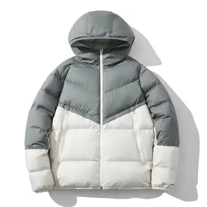 Großhandel Herren Daunen mantel Warm Custom Logo Winter Outdoor Männer Bubble Puffer Jacke Nikeeli edlys Jacken Puffer Jacke für Männer