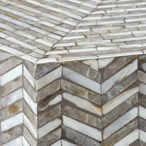 Mesa de Centro Moderna y Ecológica de Madreperla, Hecha a Mano con Incrustaciones de Conchas, Tamaño y Color Personalizables, para Hogar, Oficina, Sala de Estar - Product Image 5