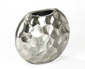 Jarrón de Flores Moderno Hecho a Mano de Aluminio, Estilo Costero, con Recubrimiento de Níquel Crudo, Mejor Precio al por Mayor para Decoración del Hogar, Jarrón de Piso para Bodas - Product Image 1