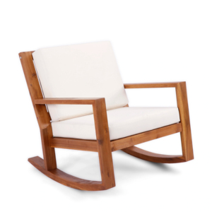 <b>Rocking</b> <b>Chair</b> Designed for Smooth <b>Rocking</b> Motion Ergonomic Seating Support and Durable Structure for Indoor and <b>Outdoor</b> Use - Product Image 1