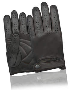 Nuevos guantes de cuero de secado rápido lisos de dedo completo para hombre, invierno, conducción cálida, capacidad de pantalla táctil, informal para exteriores - Product Image 1