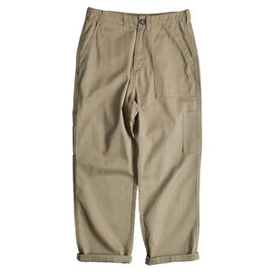 Pantalones de chándal de algodón en blanco para hombre con logotipo personalizado de alta calidad, pantalones de chándal deportivos para gimnasio, pantalones Cargo con cordón para hombre - Product Image 4