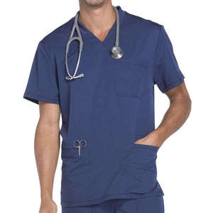 Conjuntos de Uniformes Médicos Unisex con Logotipo Personalizado, 100% Algodón Twill, Secado Rápido, Transpirables, Uniformes de Hospital de Alta Calidad para Hombres y Mujeres - Product Image 3