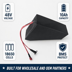 <span class=keywords><strong>Batterie</strong></span> de vélo électrique Hailong <span class=keywords><strong>48V</strong></span> 10Ah, <span class=keywords><strong>batterie</strong></span> lithium-ion avec BMS intégré, longue portée pour vélo électrique - Product Image 2
