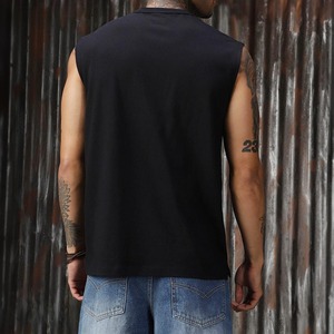 Camiseta sin mangas de primera calidad para hombre, camisa muscular informal con estilo, camisetas sin mangas de moda para gimnasio con comodidad de verano excepcional - Product Image 4