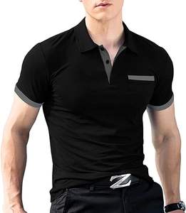 Top qualité coton personnalisé broderie Logo hommes polos décontracté marque vêtements de sport Polo maison mode hommes hauts - Product Image 1
