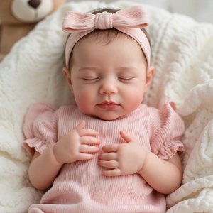 Babeside Liya 20 İnç Gerçekçi Yeniden Doğmuş Bebek Bebek Oyuncağı Yenidoğan Yumuşak Gövdeli El Boyaması Gerçekçi Oyuncak Kız Modeli Oyuncak Mini - Product Image 1