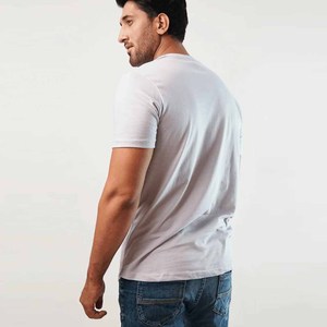 Wholesale Combed Ringspun Cotton Blank T <b>Shirts</b> Tear Away Label High Density Fabric For DTG Print Bulk Sourcing Canada Market - Product Image 6