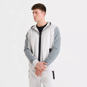 Sweat à capuche avec dégradé de couleur à la mode Sweat à capuche avec patchwork Streetwear Design Sweat à capuche avec un minimum de couleurs unies - Product Image 3