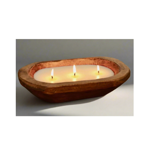 Bougeoir en bois bol à pâte artisanat prix de gros cadeaux décoratifs de noël bol à pâte prix le plus bas - Product Image 4