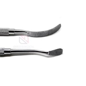 Lime à os double face en acier inoxydable allemand de haute qualité, lime à os dentaire avec bord rugueux pour la précision chirurgicale - Product Image 2