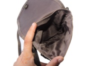 Minibolso de cuero personalizable para la cintura, bandolera pequeña ajustable para móvil, con logotipo, modelo de viaje elegante