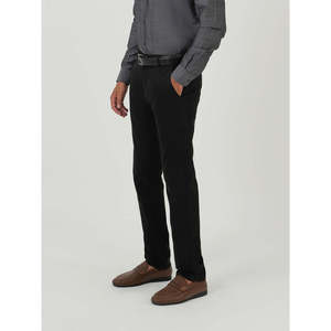 Pantalones de Hombre RENATO 100% Algodón, Corte Slim, Chino, Modelo MC2288, Color Sólido, Cintura Media, Cierre de Cremallera, Pliegues, Talla XL, Estilo Casual de Negocios - Product Image 3