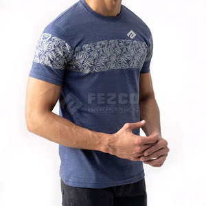 T-shirts élégants à demi-manches pour hommes au meilleur prix 100% coton Worest Fabric Street Wear avec design vierge T-shirts pour hommes à quantité minimale de commande bas - Product Image 1