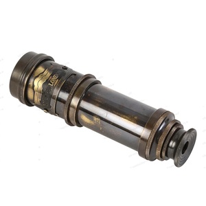 Calvin Handicraft Vintage Nautical Captain Spyglass <b>Telescope</b> Handheld <b>Brass</b> with Brown Wood Box Polished Crafted Item Gift - Product Image 3