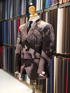 #2024-3 Traje de negocios de lana a medida para hombres y mujeres Estilo frontal plisado Tallas grandes Transpirable para uso formal - Product Image 5