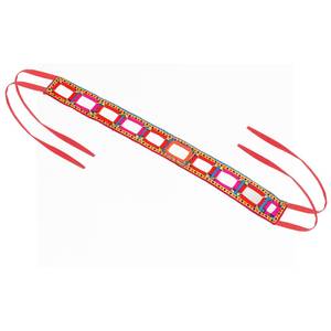 Tissu brillant Kuchi Tribal Belly Dance Ceinture Base Kutch Brodé Tribal Miroir Travail Kamarbandh Tribal Ceinture Ethnique Vintage Ceinture - Product Image 5