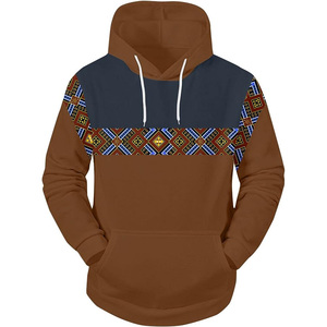 Sweat à capuche personnalisé 100% coton délavé au soleil pour hommes Premium surdimensionné 350GM 3D sérigraphie Vintage Plus Size sweat à capuche pour hommes - Product Image 5