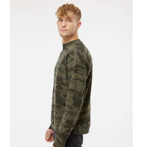 Sweat à capuche camouflage personnalisé pour homme sweat-shirt en molleton de coton doux pull à col rond pour hommes sweat de sport haut - Product Image 2