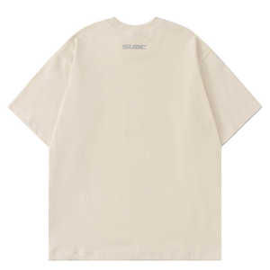 T-shirts pour hommes 300 Gsm Cotton Heavy Weight Plain Ras du cou T-shirts surdimensionnés personnalisés pour hommes High Street Style T-shirts pour hommes - Product Image 3