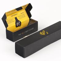 Dossiers haut de gamme personnalisés avec fenêtre imprimée et design unique pour pâte de truffe de patate douce, chaussettes colorées, musique