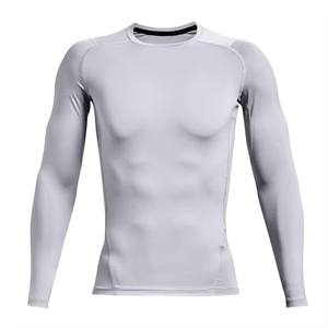 Capa base antibacteriana de alta calidad que absorbe el sudor, ropa para correr para hombres de talla grande con servicio OEM, su propio diseño - Product Image 5