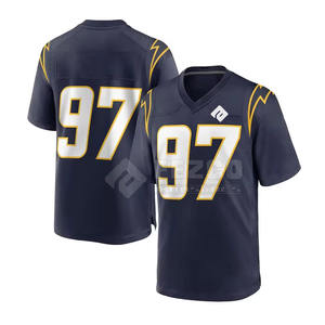 ชุดยูนิฟอร์มอเมริกันฟุตบอลผู้ชาย 100% โพลีเอสเตอร์ แขนสั้น ระบายอากาศได้ดี สวมใส่ง่าย - Product Image 2