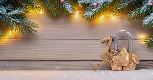 Cadenas intelligent en laiton camel-doré Serrure en fer Clé étanche fonctionnelle et élégante Forme de chameau doré Verrouillage à levier unique 0.59kg - Product Image 5