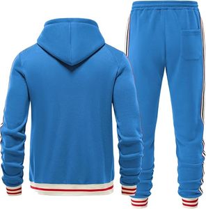 Conjunto de chándal de terciopelo de talla grande de 2 piezas con logotipo personalizado para hombre, chándales deportivos de invierno transpirables - Product Image 2