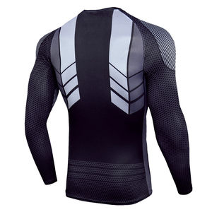 Ventes en gros de shorts de surf en spandex personnalisés par sublimation, concevez vos propres chemises de compression, ensembles de rashguard MMA Bjj - Product Image 4